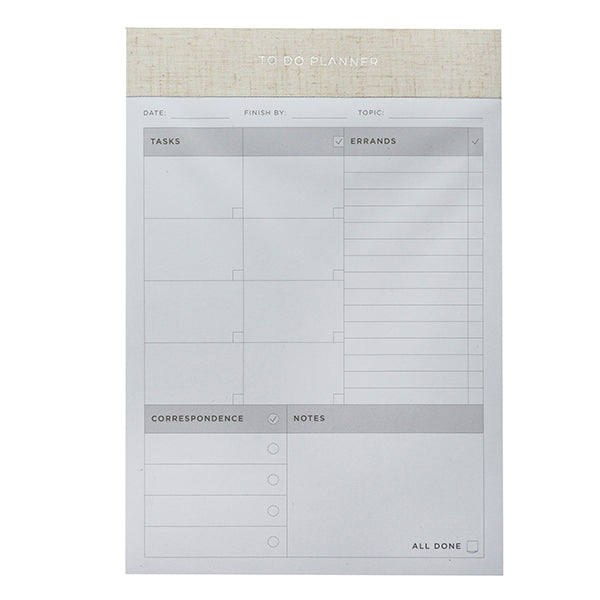 Note pad to do list