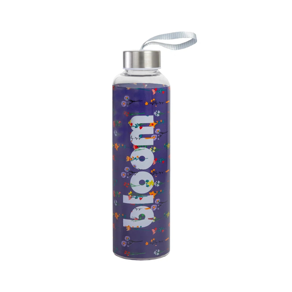 Botella borosilicato 550ml, azul