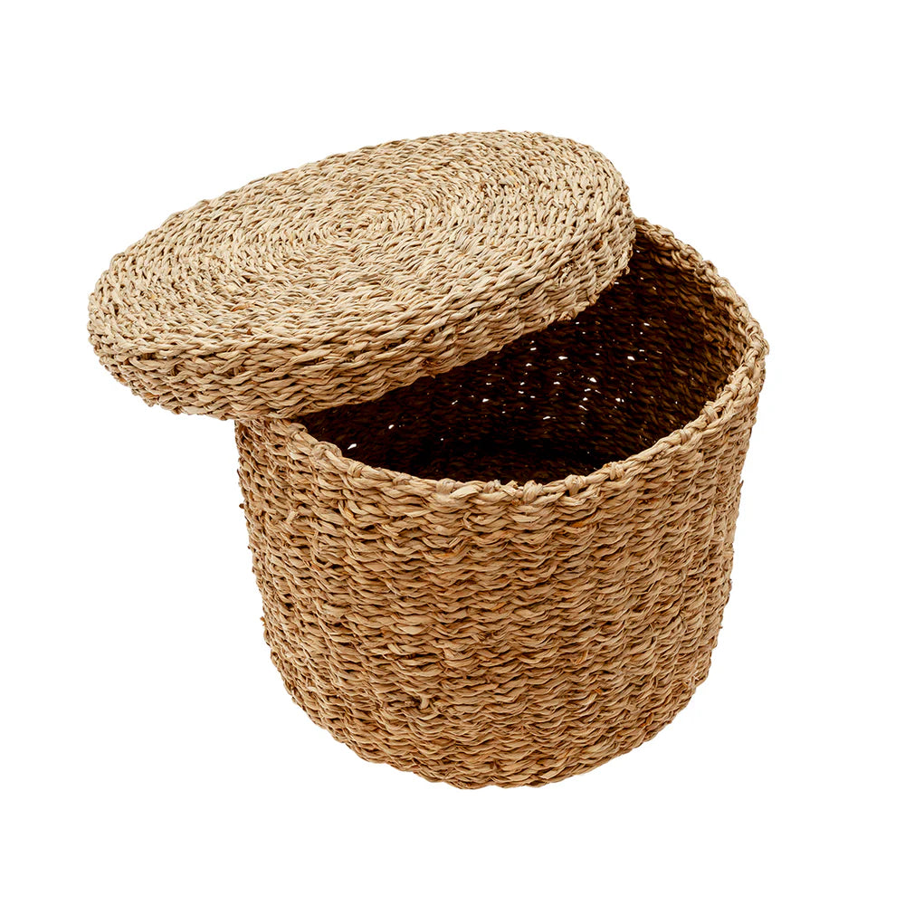 Cesta con tapa 14x15cm