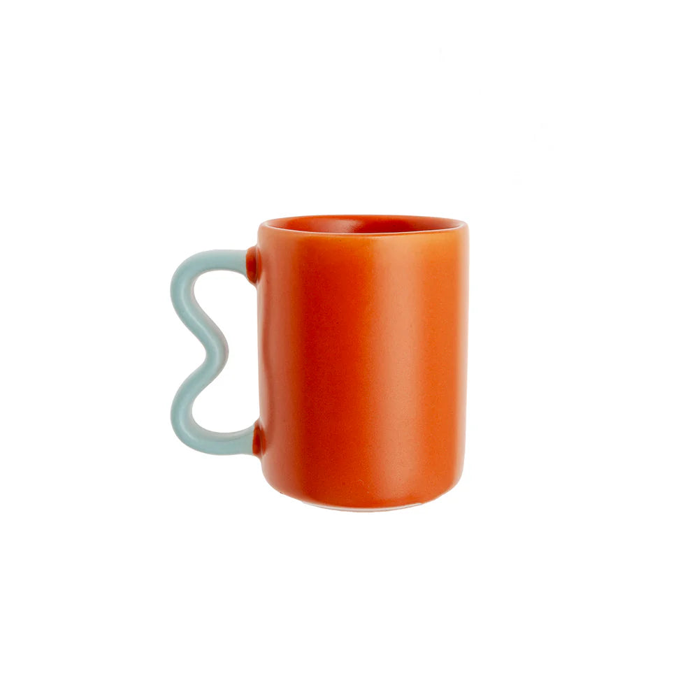 Mug porcelana new bone naranja