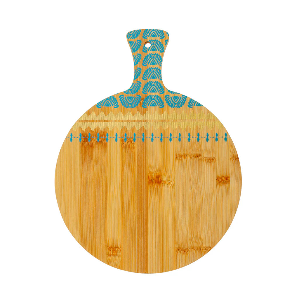 Tabla cortar bambu 30x40x1 africa azul