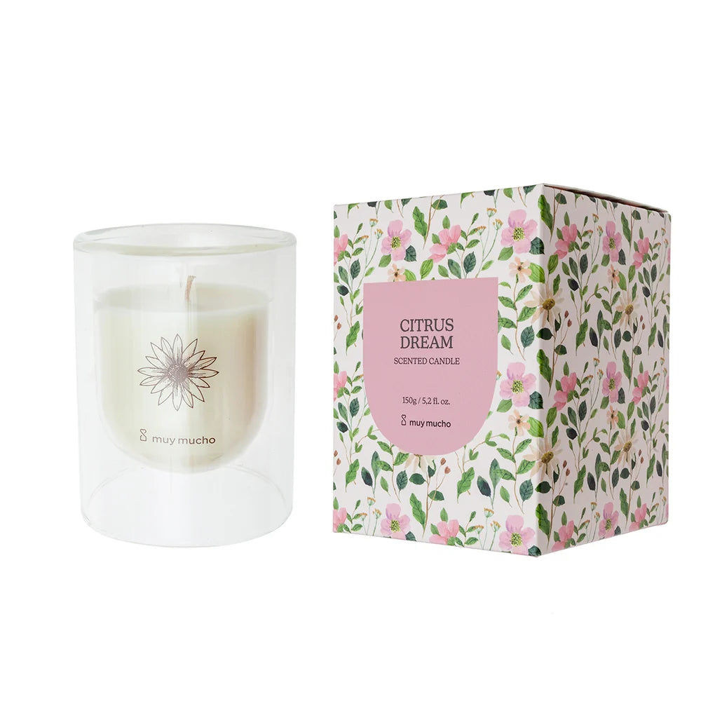 VASO VELA SOJA CITRUS DREAM 8X11 150gr
