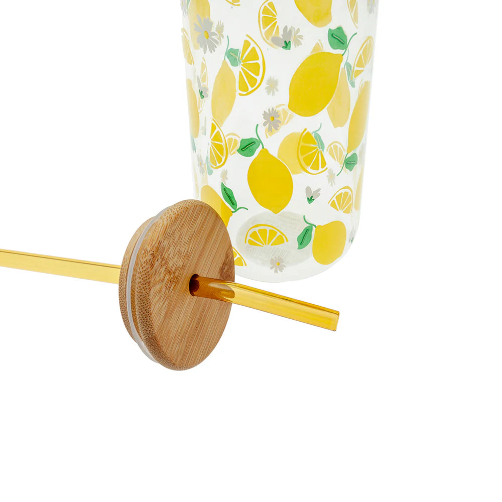 Vaso Borosilicato To Go Limon