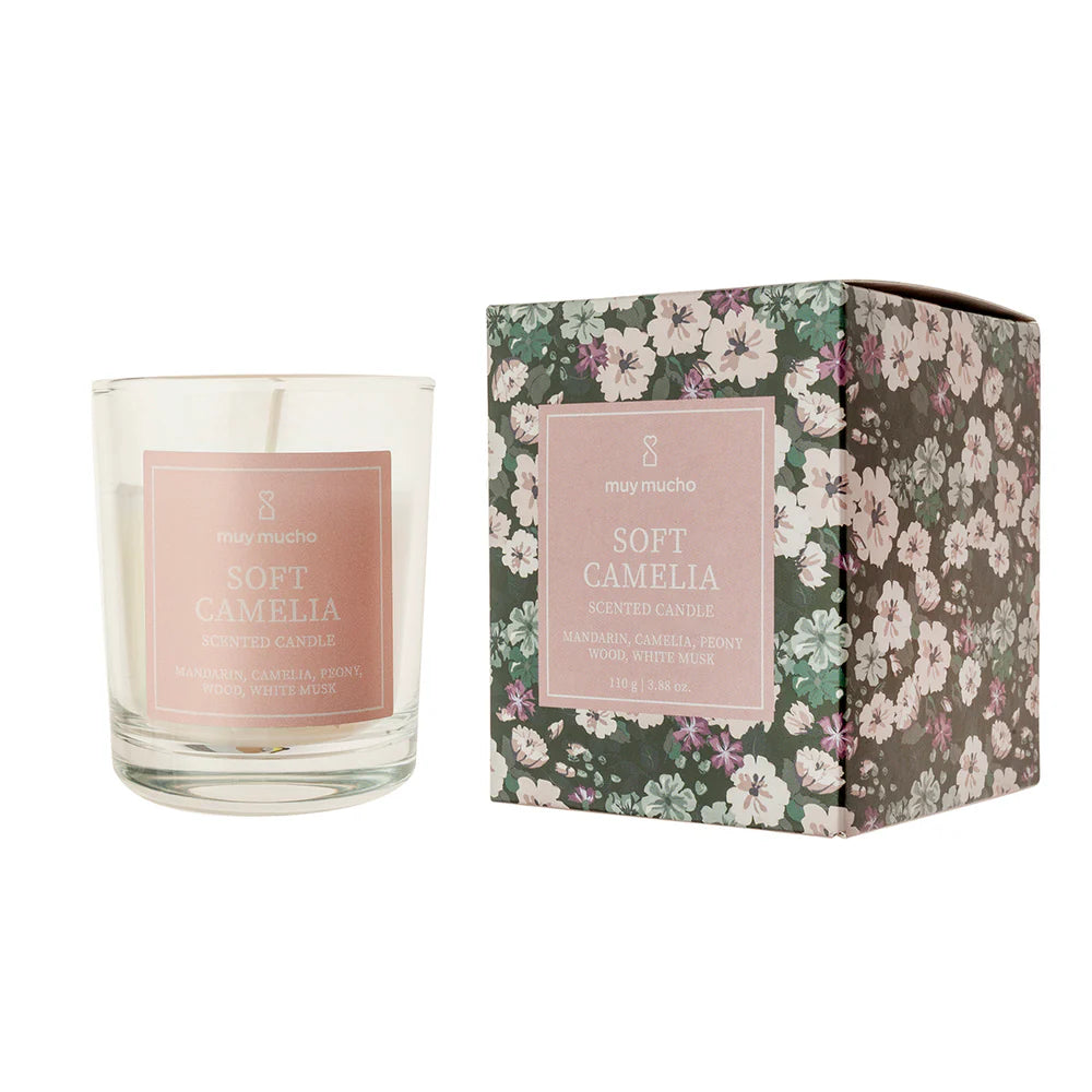 Vaso vela camelia