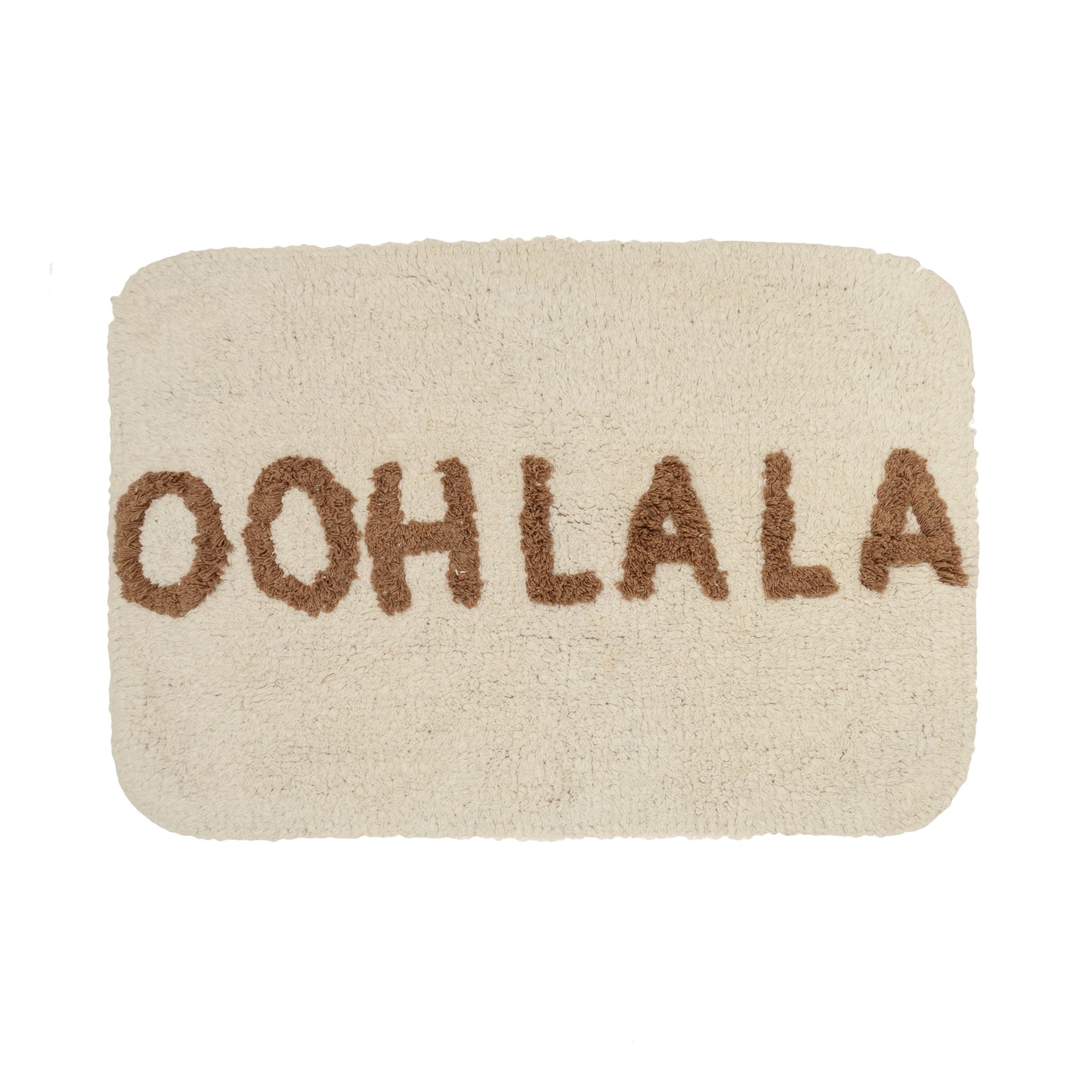 Alfombra de baño con mensaje