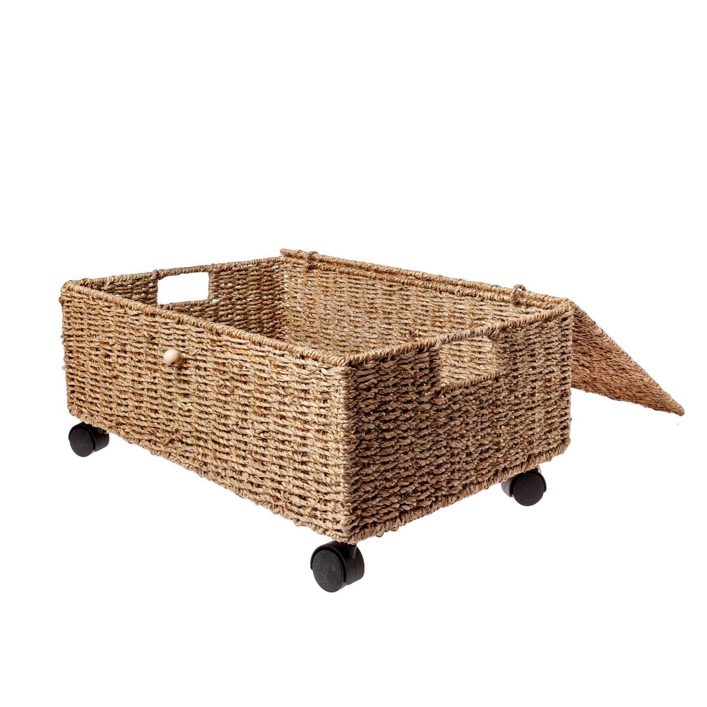 Baúl con ruedas abierto