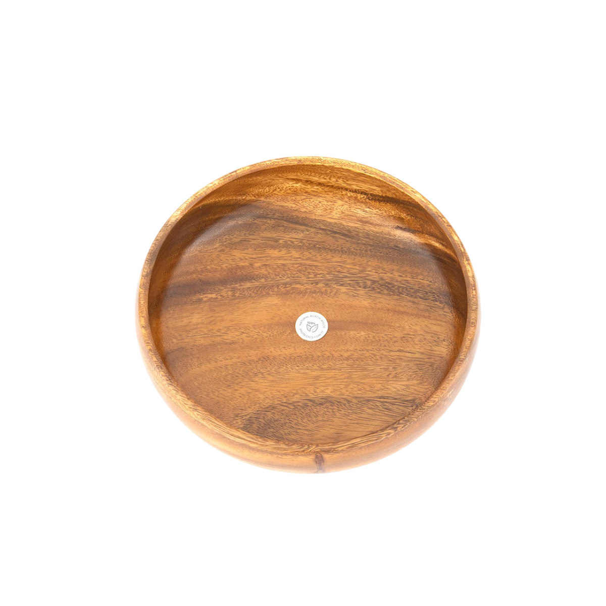 Bol redondo de madera de acacia mediano 1