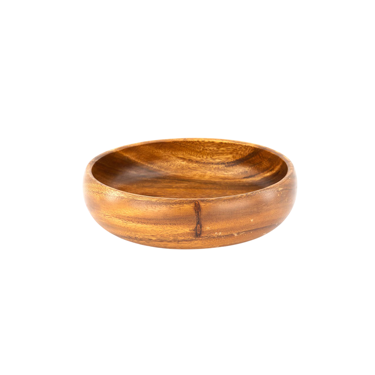 Bol redondo de madera de acacia mediano 2