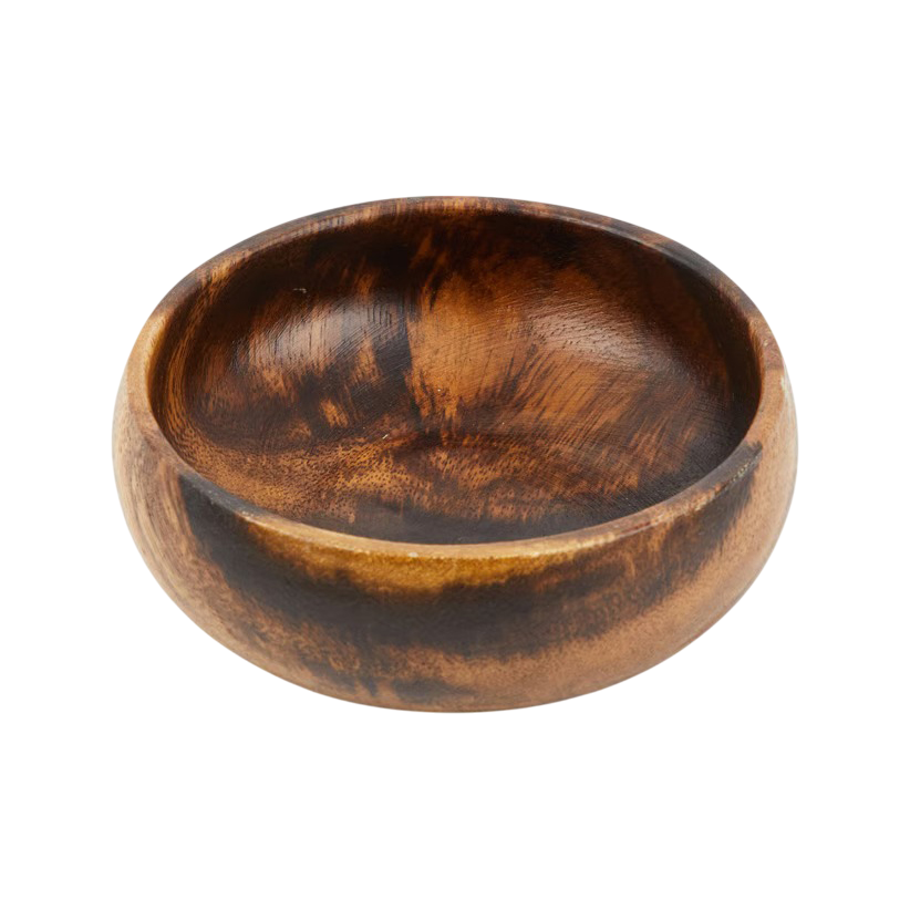 Bol redondo de madera de acacia pequeño 2