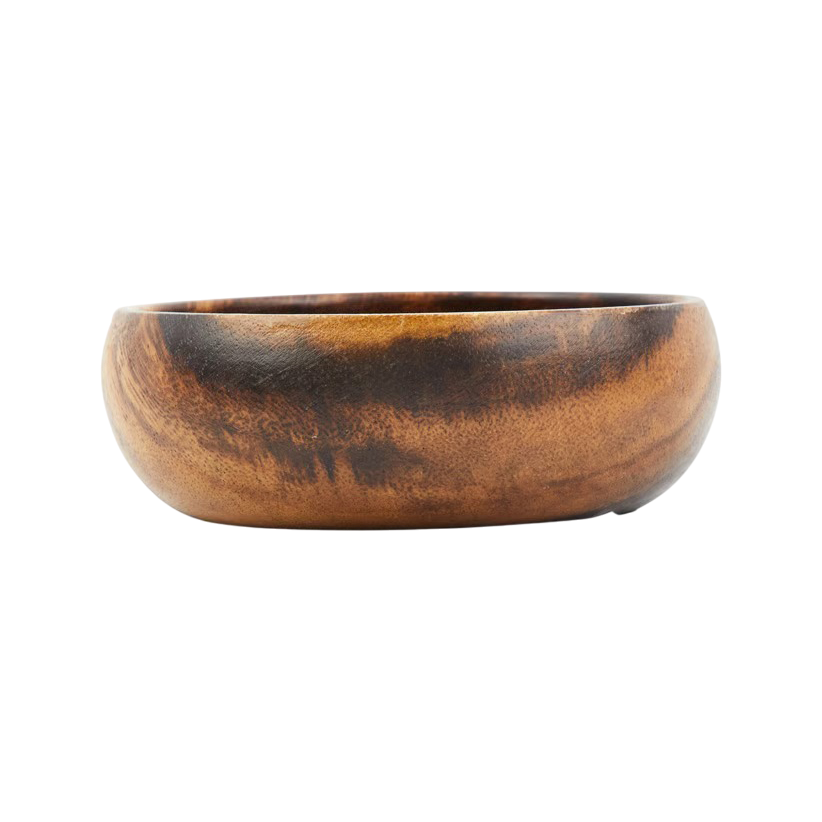 Bol redondo de madera de acacia pequeño 3