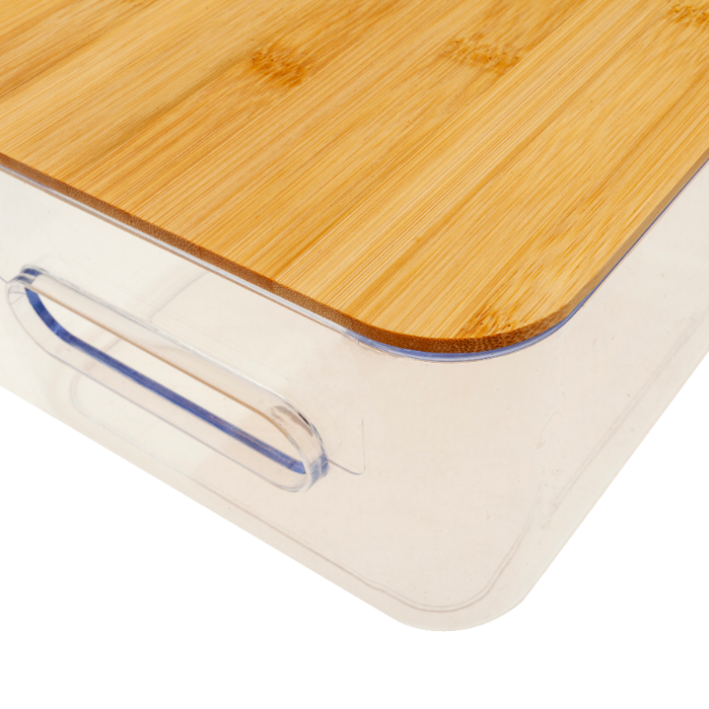 Caja de almacenaje con tapa detalle