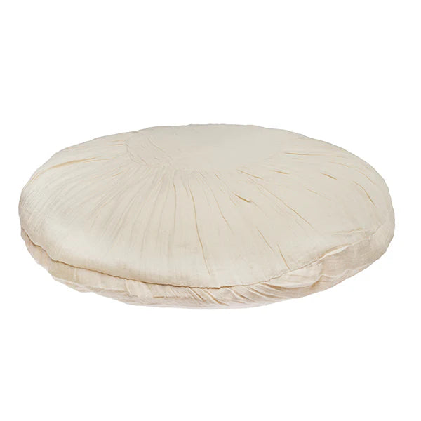 Cojín plisado crudo 2