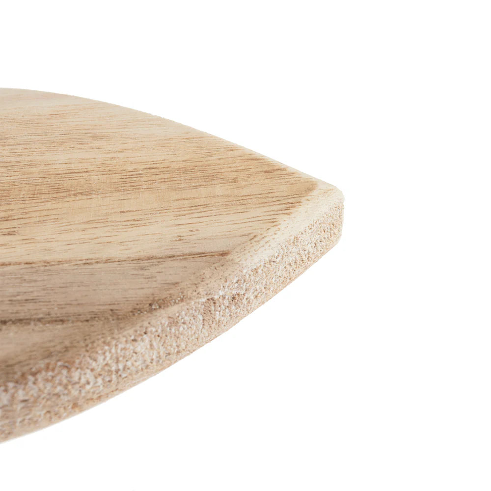 Colgante corazón decorativo de madera detalle