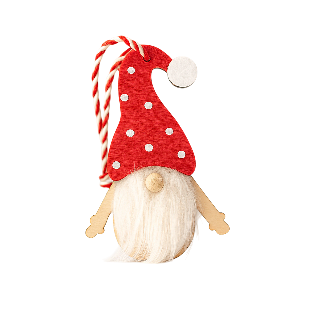 Colgantes navideños de madera set 5