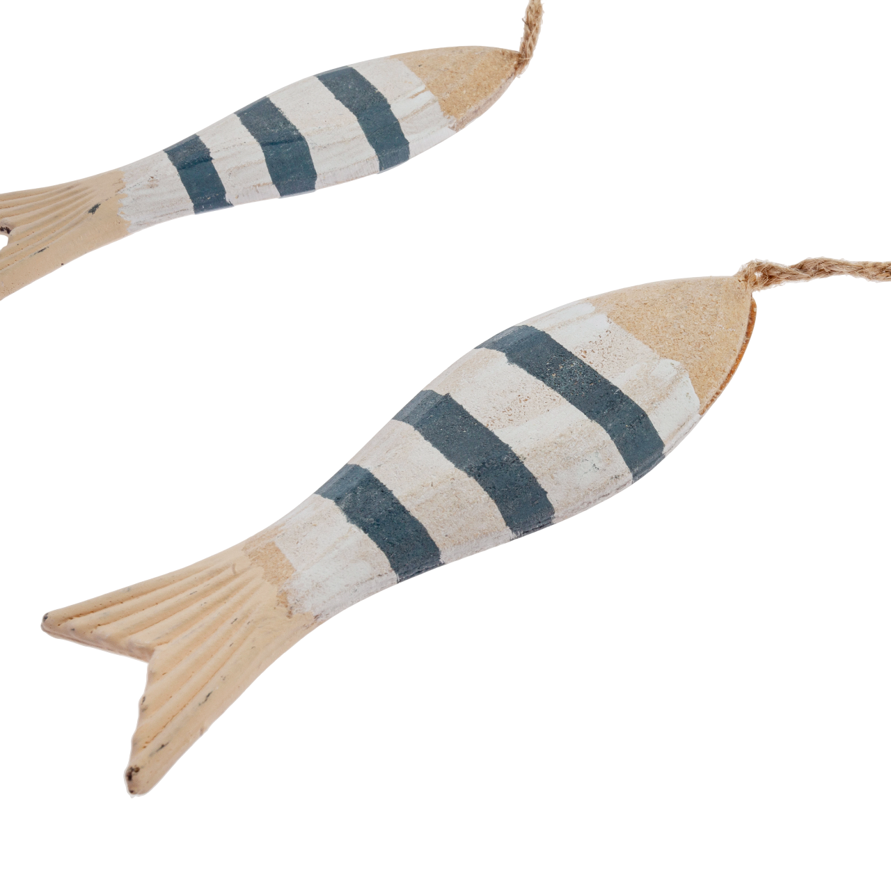 Decoración peces de madera detalle