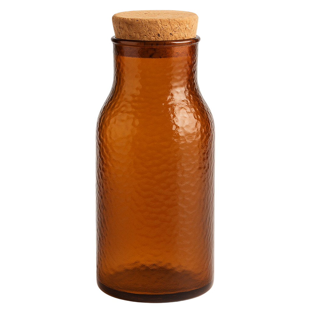 Jarra orgánica con corcho