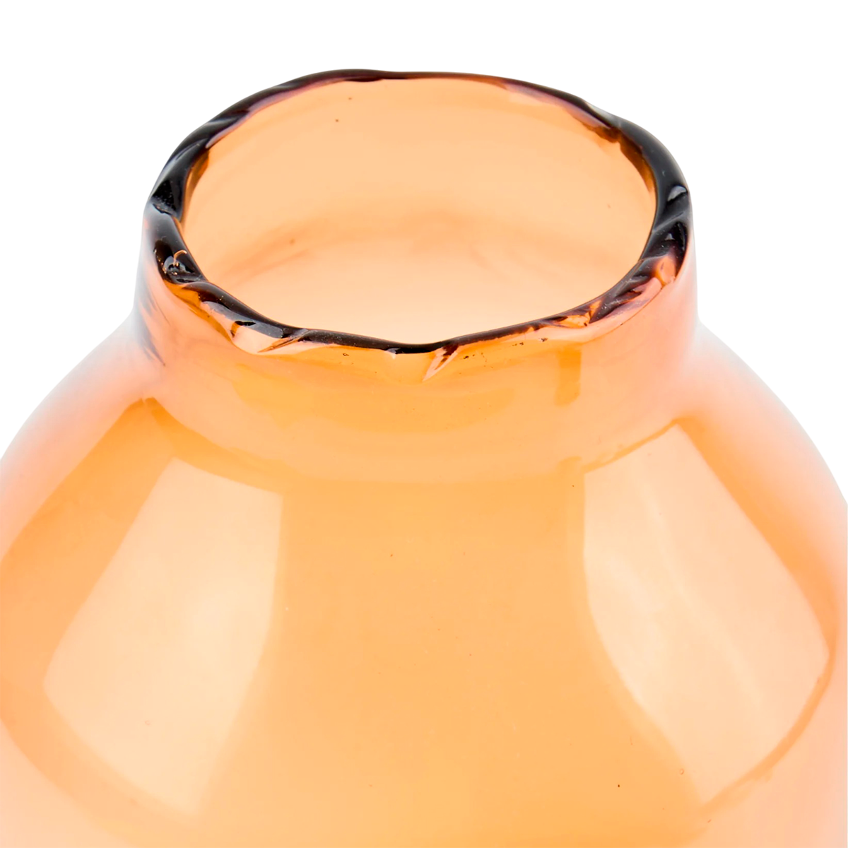 Jarrón de cristal marrón 3