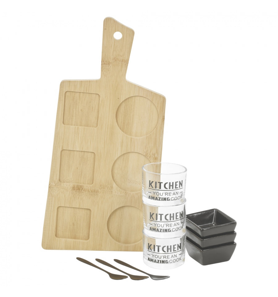 Juego de 10 piezas para servir aperitivos 6