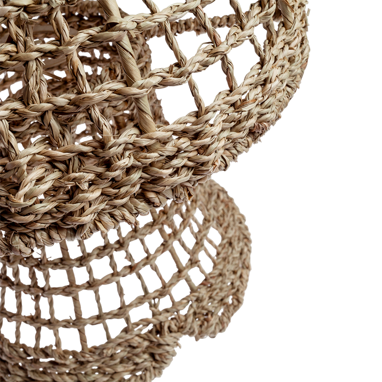 Lámpara de mesa seagrass 32 x 35 cm detalle