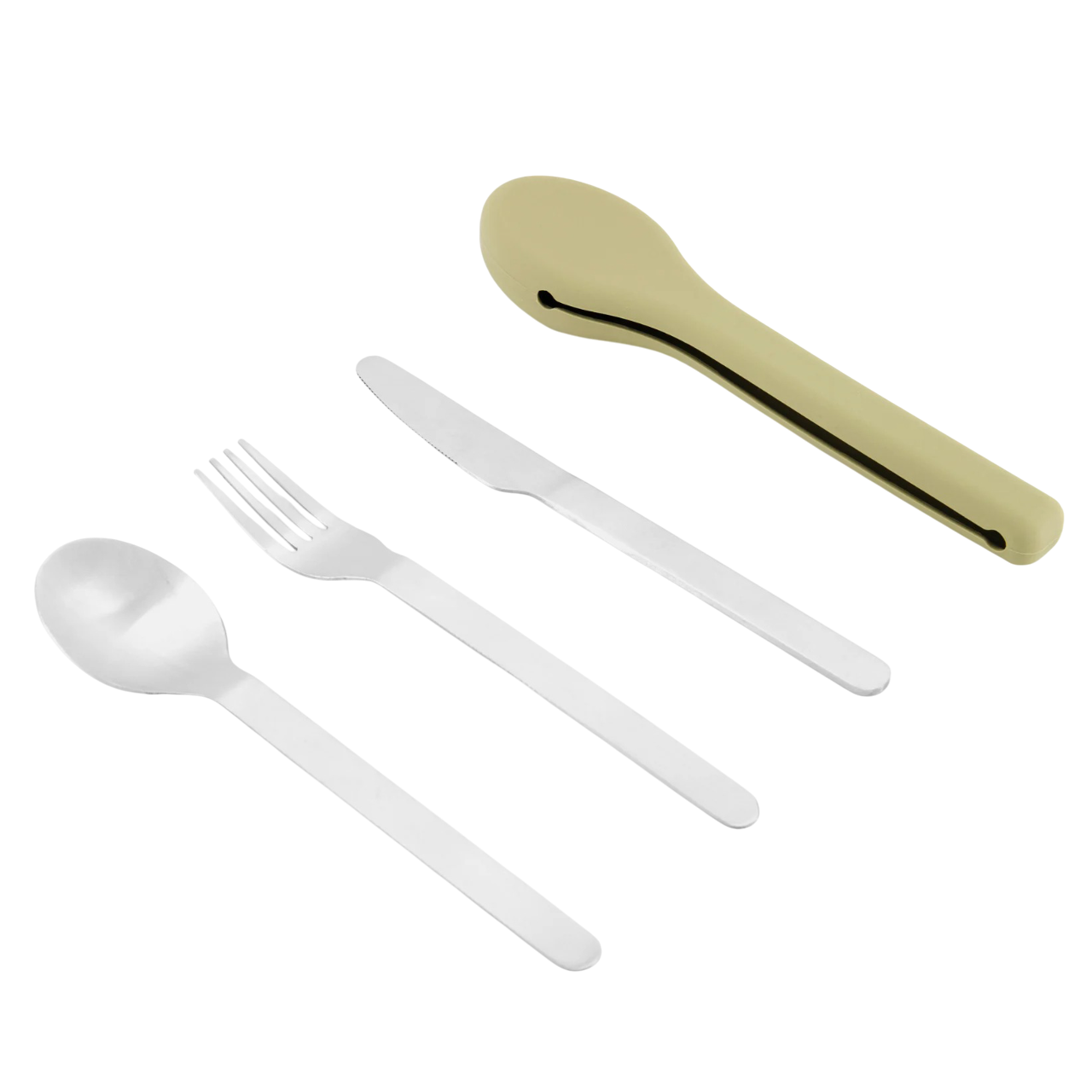 Pack de 3 cubiertos de acero to go 2