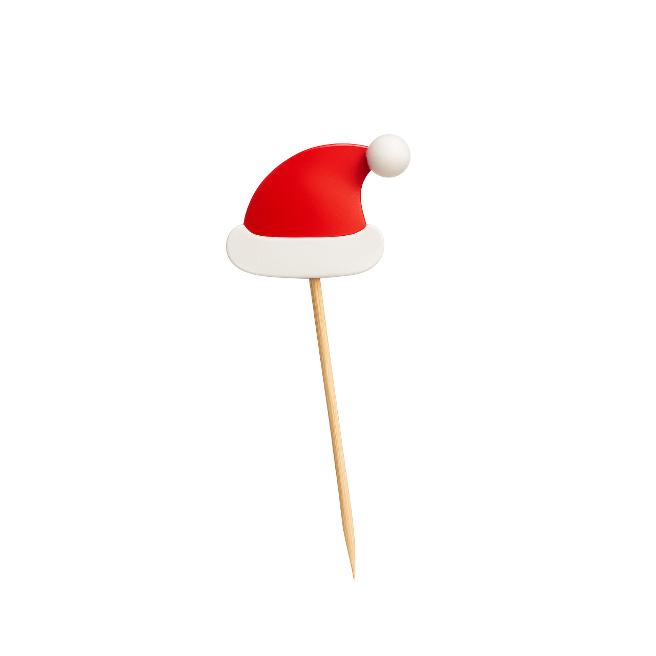 Palillo navideño para cocteles