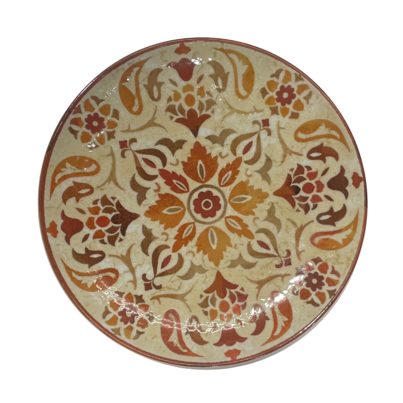 Plato llano Tangerine