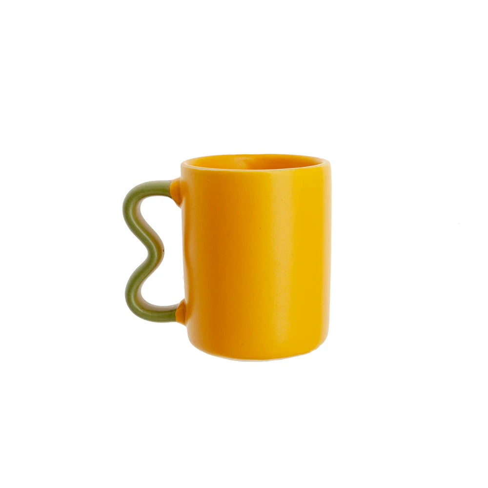 Mug porcelana new bone amarillo