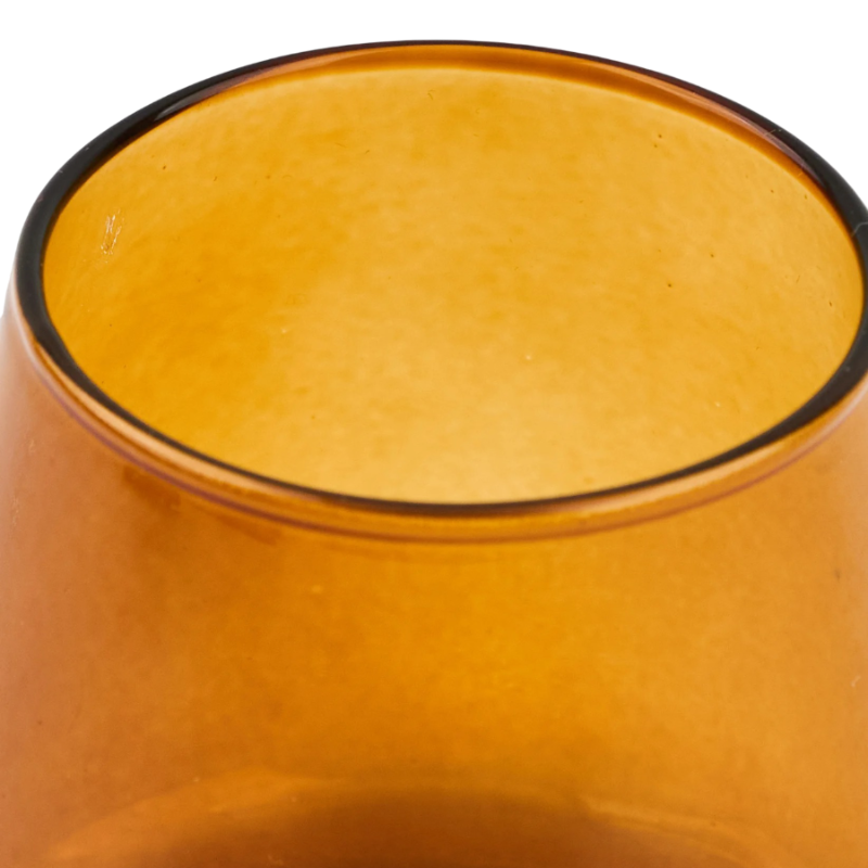 Vaso borosilicato detalle