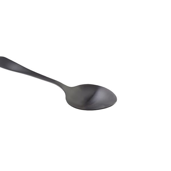 Pack 4 cucharas negras postre