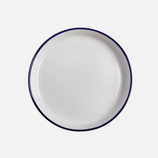 Plato lunch vivo azul