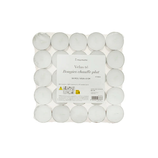 Velas de té set 50