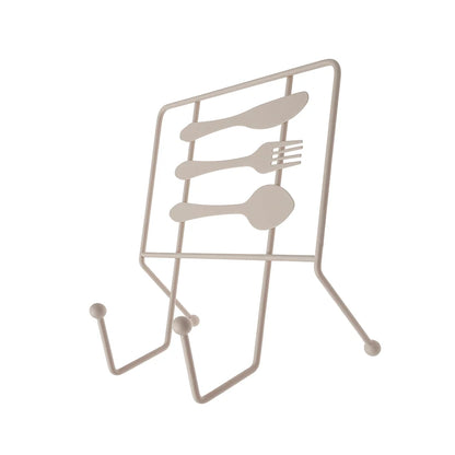 Atril metal 23x13x22 cuisine mate rosa