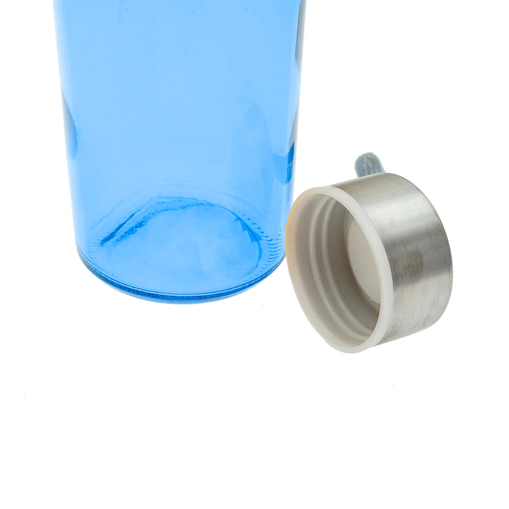 Botella Vidrio 500 Ml Azul