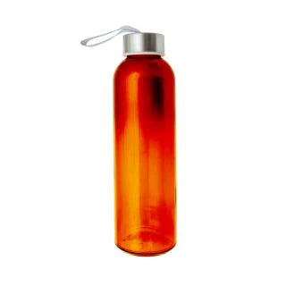 Botella Vidrio 500 Ml Rojo