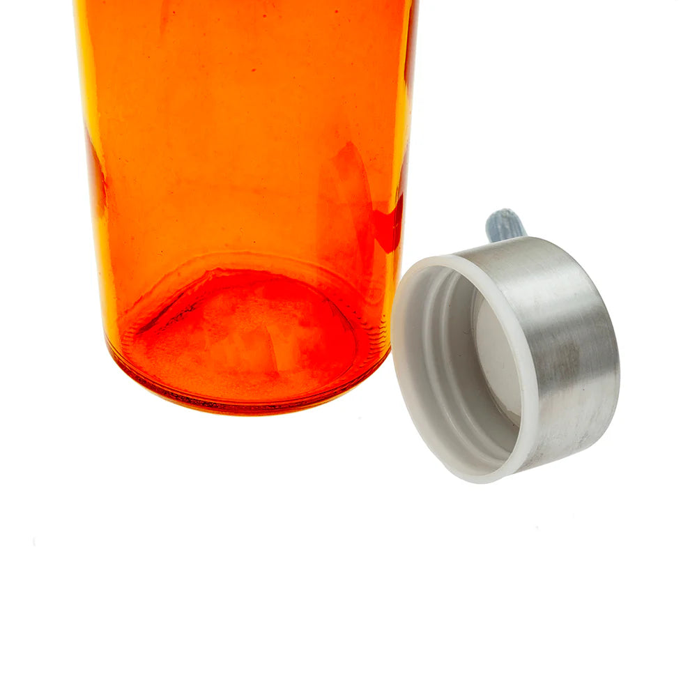 Botella Vidrio 500 Ml Rojo