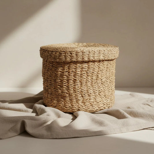 Cesta con tapa 26 x 20 cm