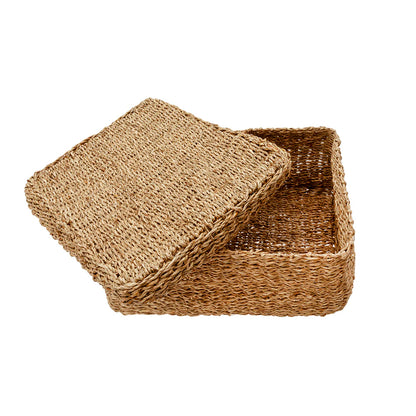 Cesta con tapa 36x26x17cm