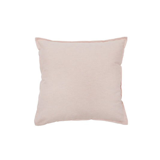 Cojin algodón liso Rosa