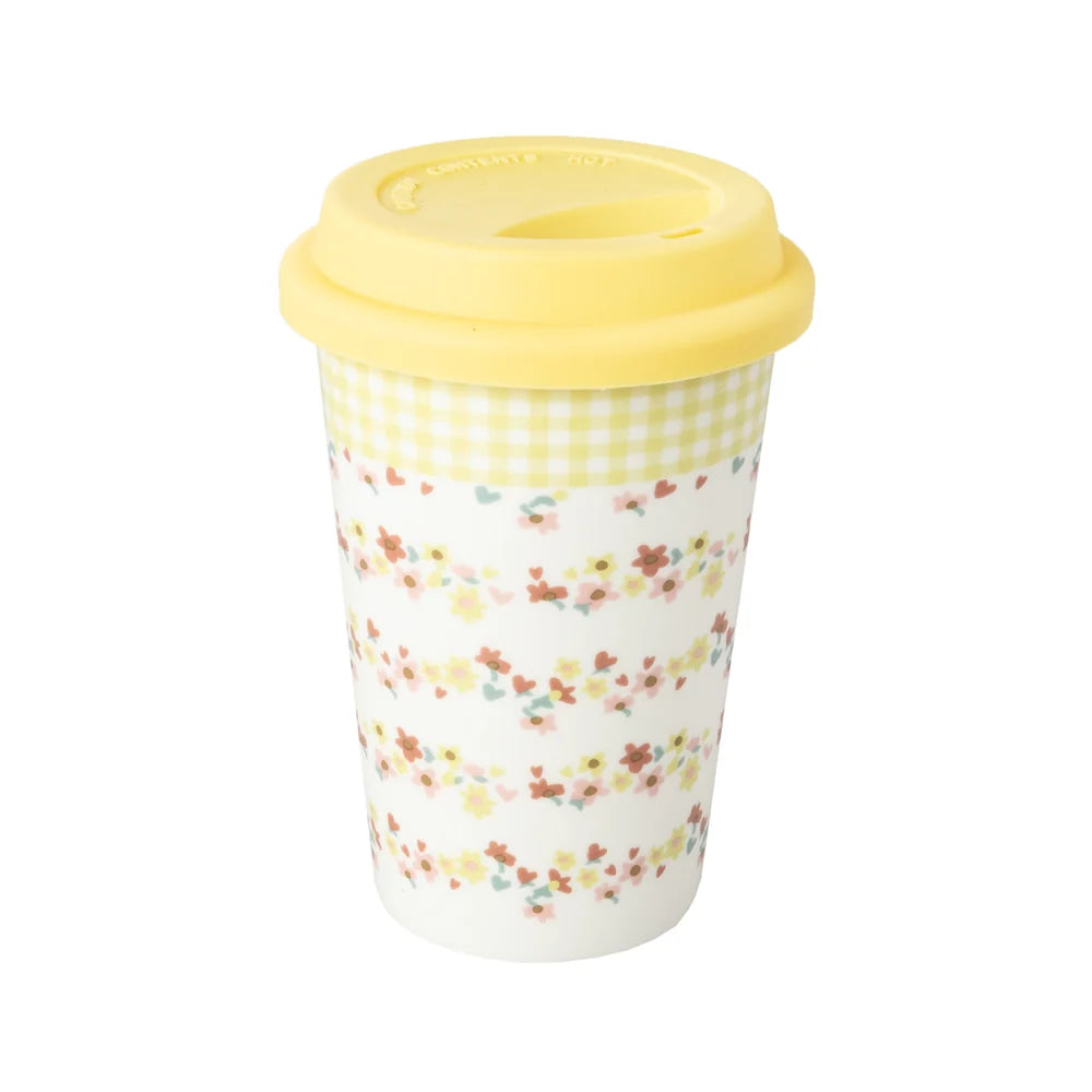 Mug porcelana 400 ml, amarillo