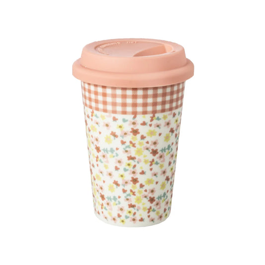 Mug porcelana 400 ml, rosa