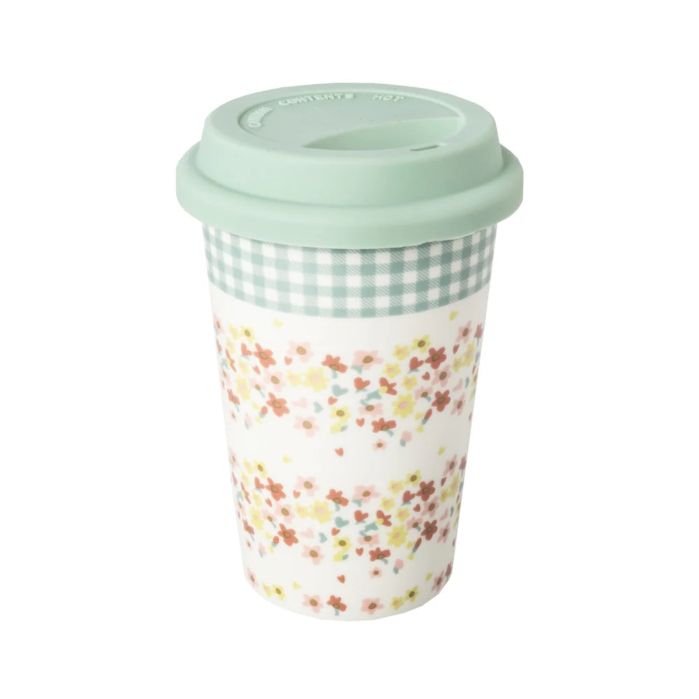 Mug porcelana 400 ml, verde