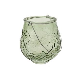 Portavela Hierro Cristal 14 Claro