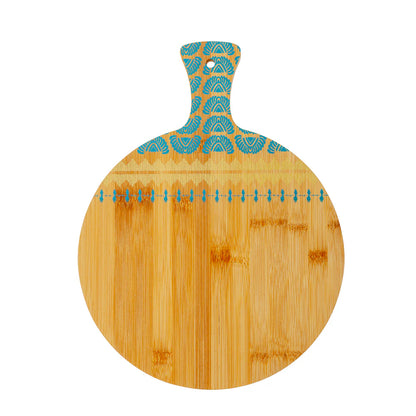 Tabla cortar bambu 30x40x1 africa azul