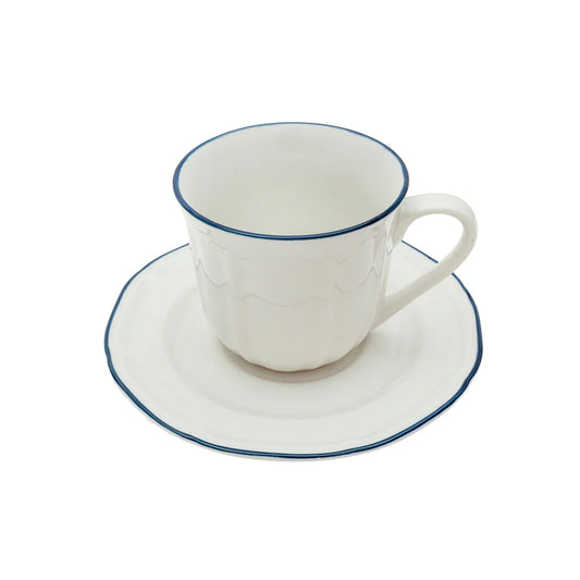 Taza set plato porcelana