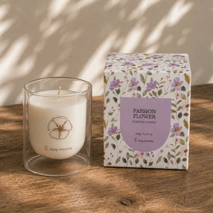 VASO VELA SOJA PASSION FLOWER 8X11 150gr