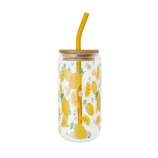 Vaso Borosilicato To Go Naranja