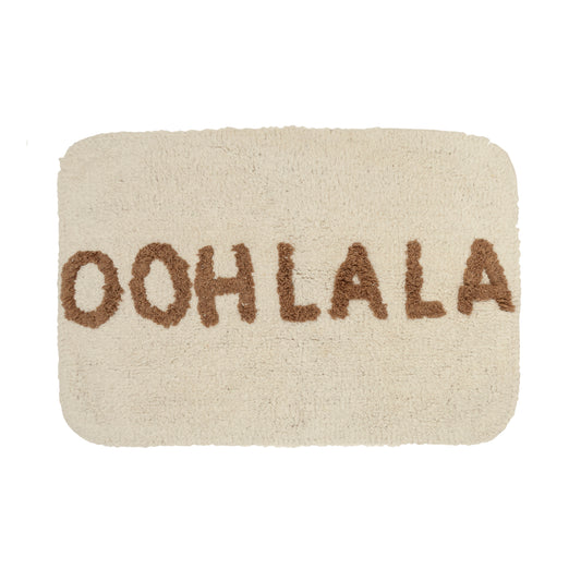 Alfombra de baño con mensaje
