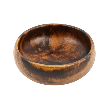 Bol redondo de madera de acacia pequeño 2