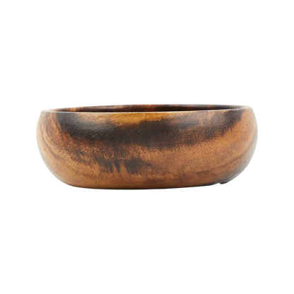 Bol redondo de madera de acacia pequeño 3
