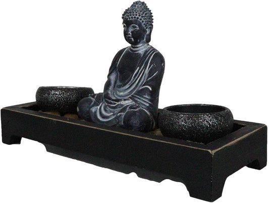 Buda Amitabha en jardín zen 1